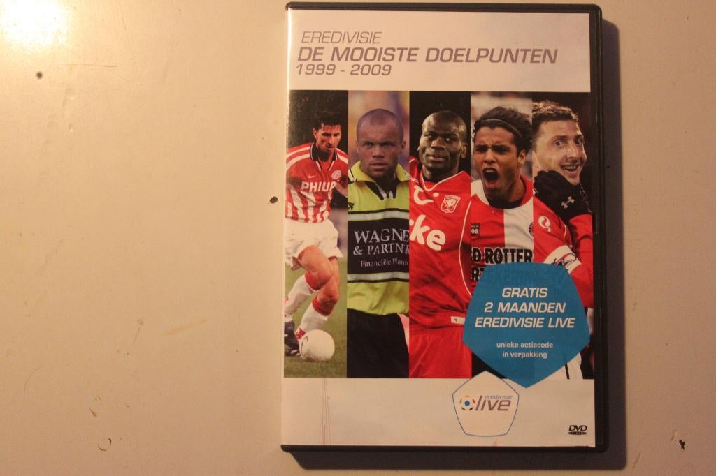 804m - dvd - eredivisie de mooiste doelpunten 1999 - 2009, Alle leeftijden, Ophalen of Verzenden, Gebruikt