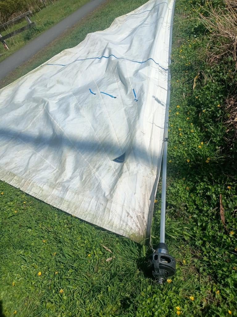 Rolfok 8.5 meter lang met zeil van 8.30 hoogx4meter, Ophalen of Verzenden, Minder dan 15 m²