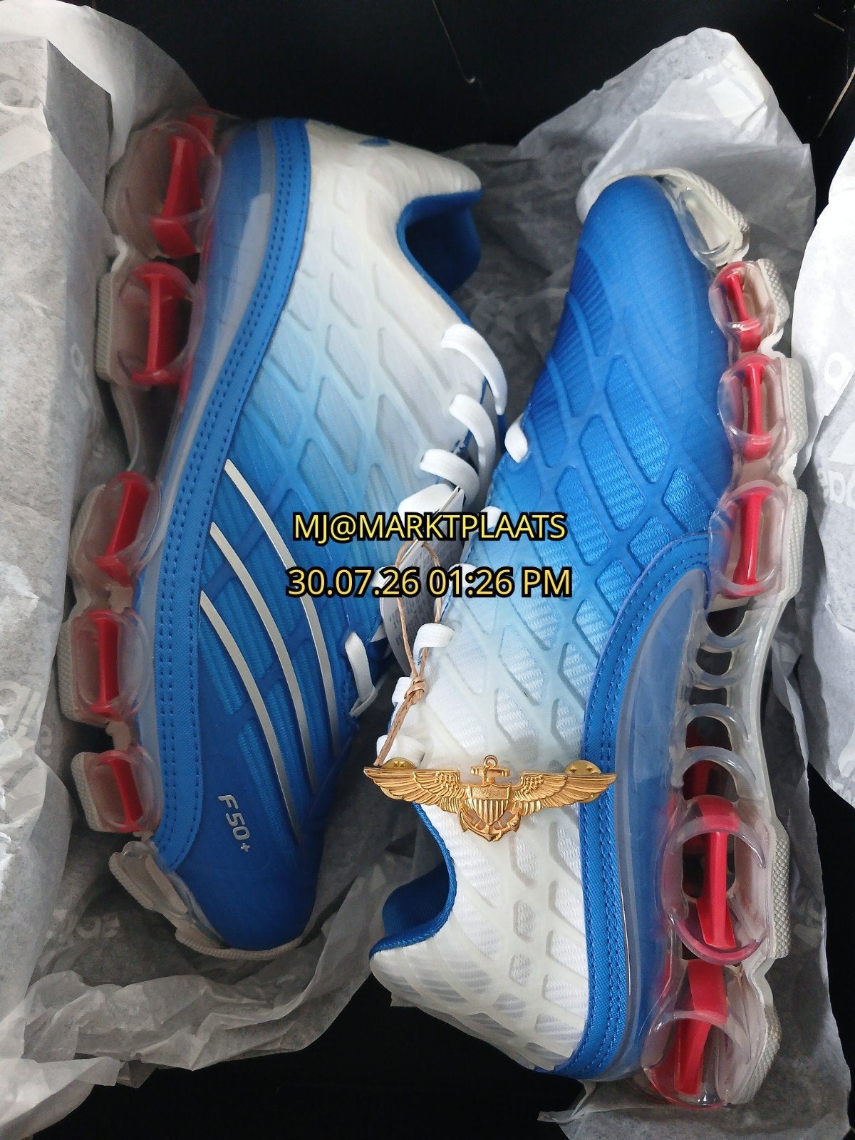 Adidas Megaride F50 maat 43 1/3, Kleding | Heren, Schoenen, Overige kleuren, Nieuw, Ophalen of Verzenden, Sneakers of Gympen
