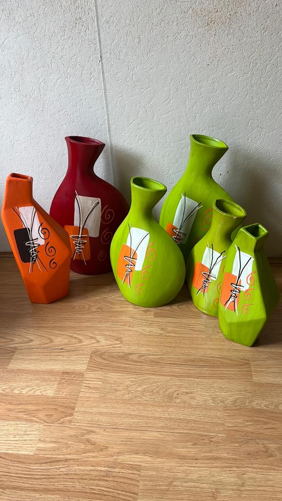 Kleine partij vazen, Huis en Inrichting, Woonaccessoires | Vazen, Ophalen, Overige kleuren, Minder dan 50 cm, Glas