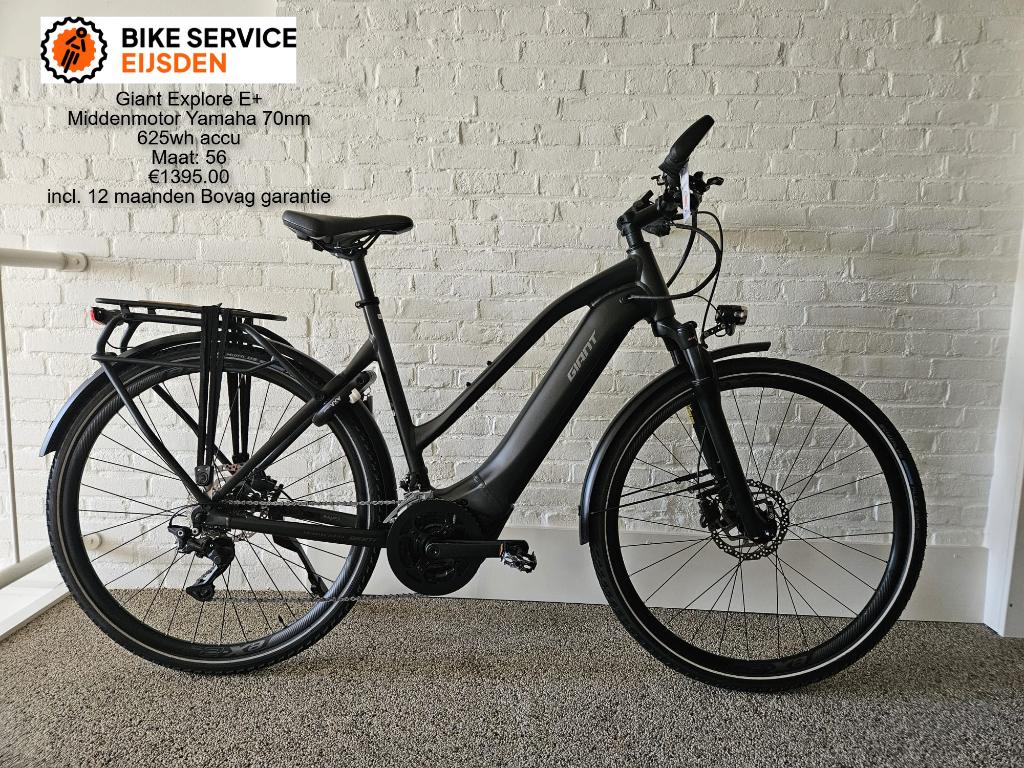 electrische fiets, Fietsen en Brommers, Elektrische fietsen, Ophalen, Gebruikt, Giant, 50 km per accu of meer