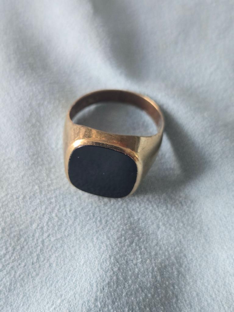 Mooie zegelring, Gebruikt, 20 of groter, Heer, Ophalen of Verzenden