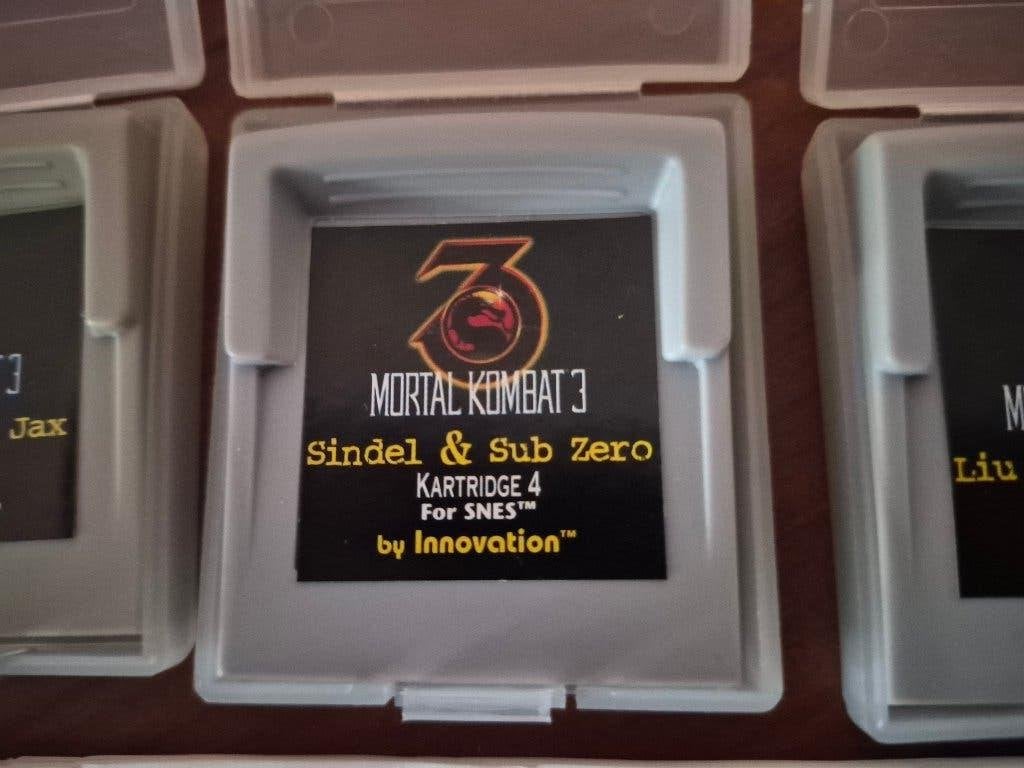 Mortal Kombat 3 SNES Kartridges - Sindel, Sub Zero, Liu Kang, Vechten, 2 spelers, Ophalen of Verzenden, Zo goed als nieuw