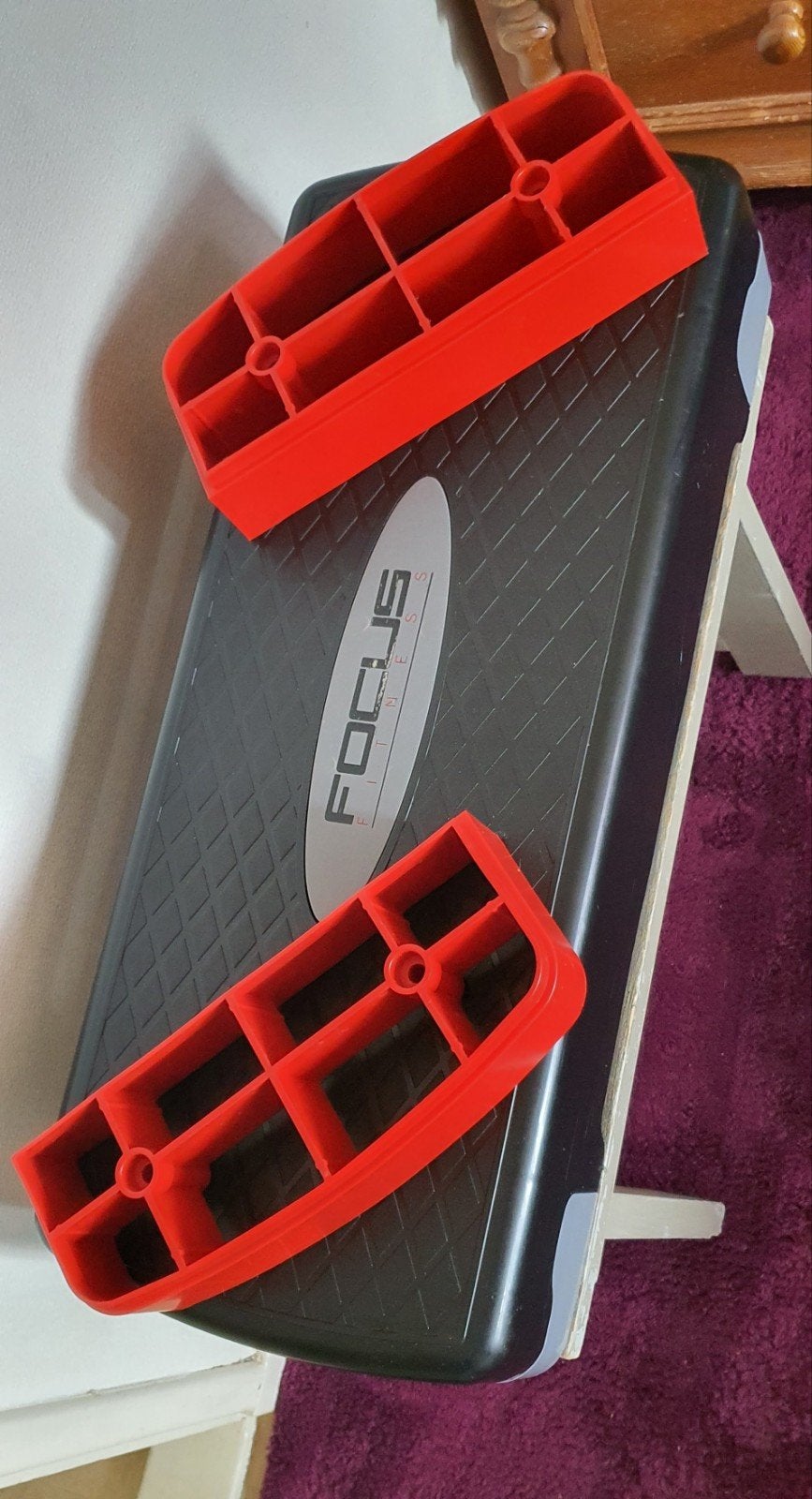 Verstelbare Aerobic Stepbank - Fitness Step, Ophalen of Verzenden, Gebruikt, Benen, Stepbank