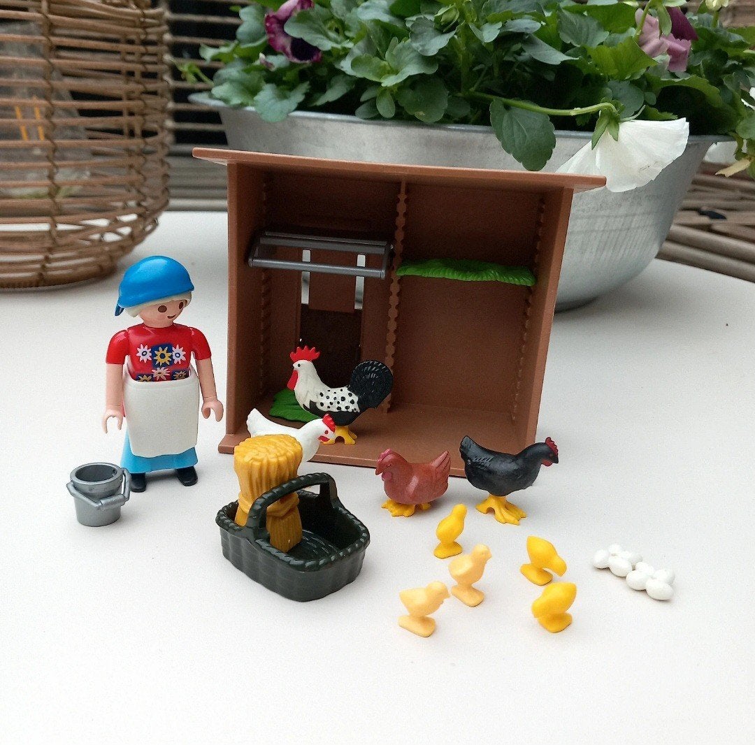 Playmobil kippenhok nr. 4492, Ophalen of Verzenden, Zo goed als nieuw, Complete set