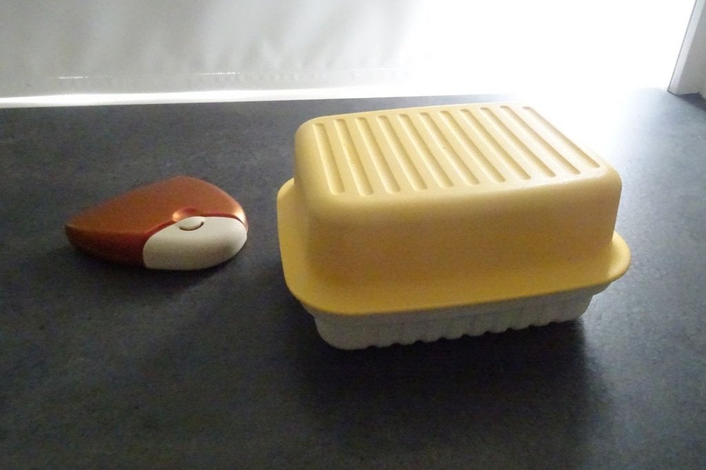 Kaas bewaardoos van tupperware., Ophalen of Verzenden, Gebruikt, Overige typen