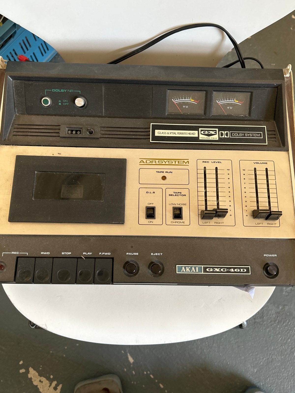 Akai GXC-46D Cassettedeck met Dolby System, Verzenden, Enkel, Akai, Tape counter