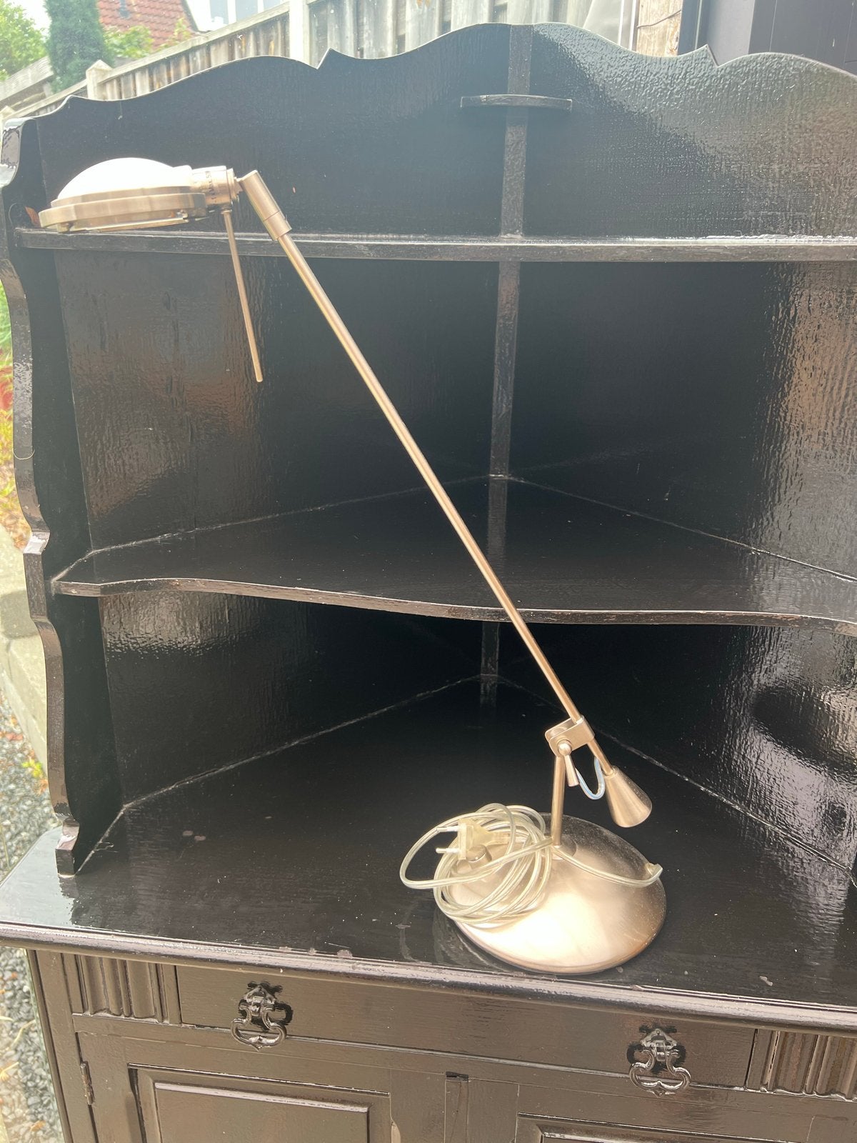 Verstelbare bureaulamp met metalen voet, Ophalen, Bureaulamp, Overige merken, Overige fittingen