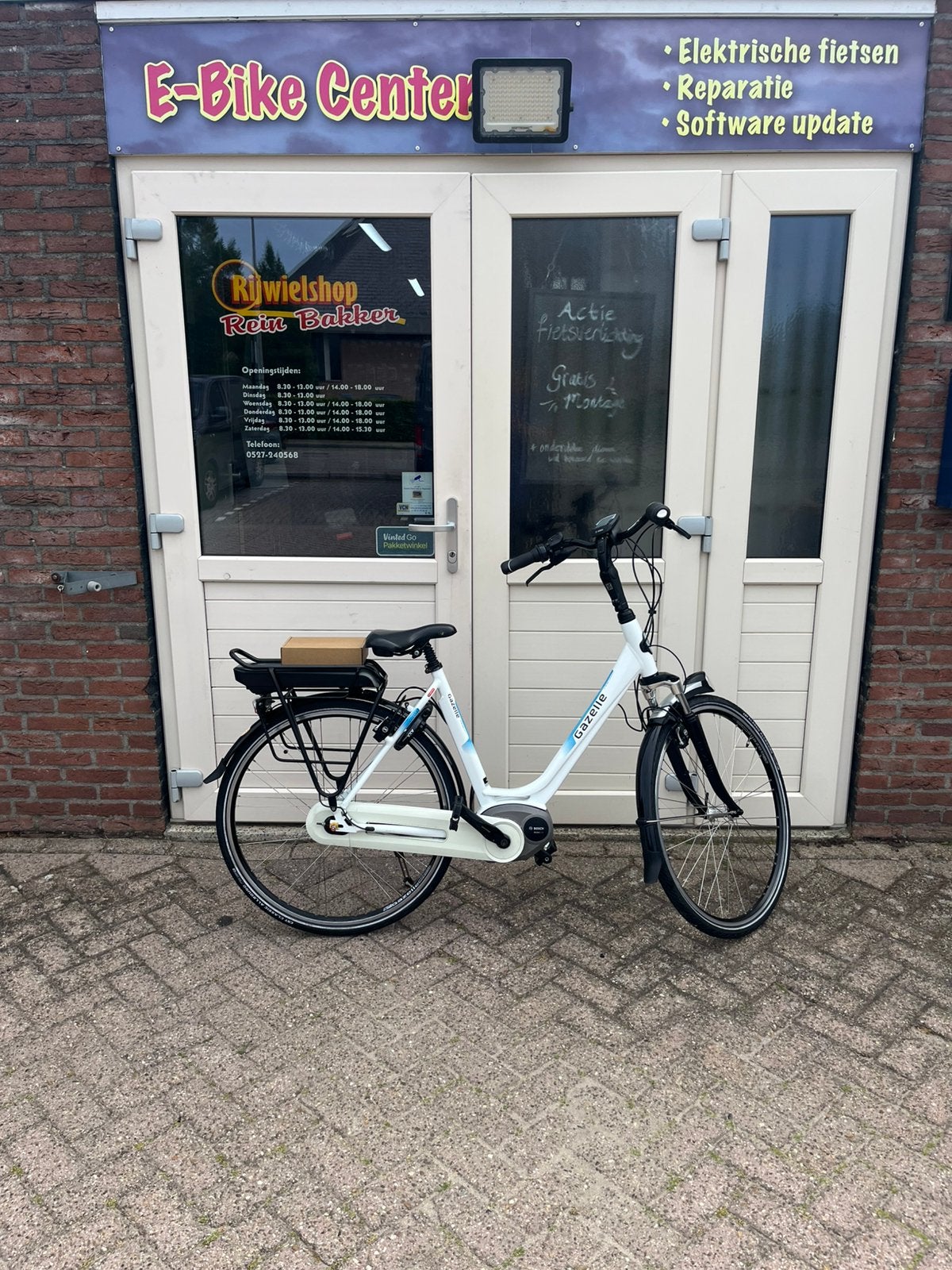 In zeer nette staat gazelle orange c7+ 57 cm met 500 wh accu, Fietsen en Brommers, Fietsen | Dames | Damesfietsen, Ophalen, Sparta