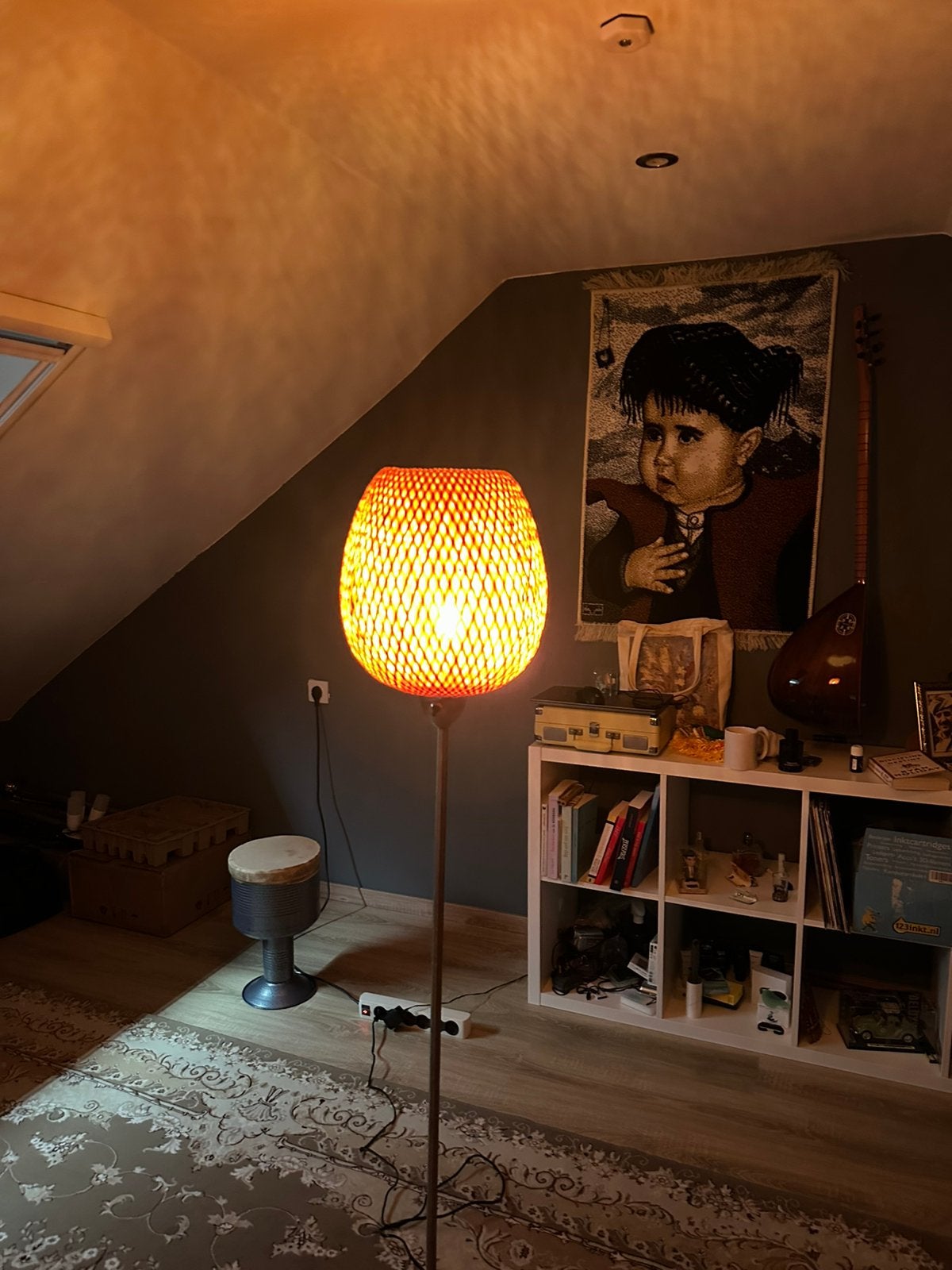 Sfeerlicht lamp, 100 tot 150 cm, Mooi, Ophalen of Verzenden, Zo goed als nieuw