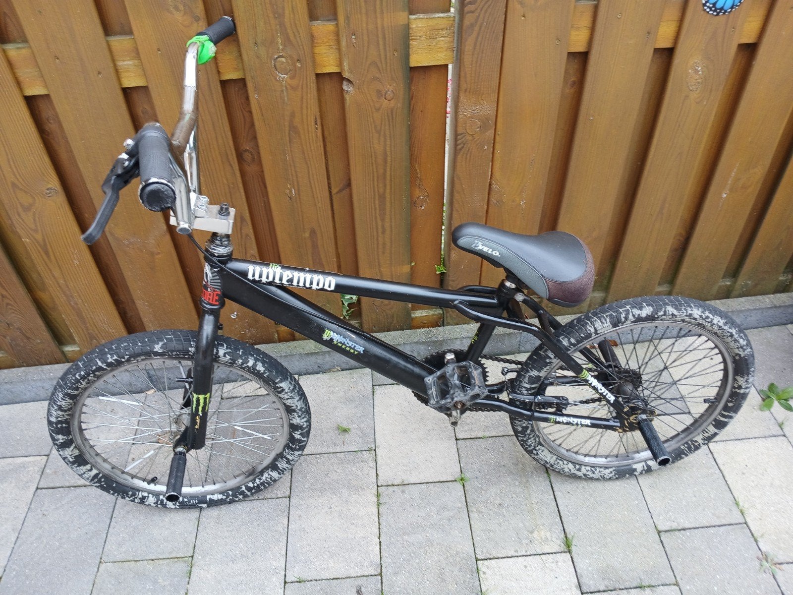 BMX fiets Uptempo met voetsteunen, Ophalen, Staal, Velgrem, Uptempo
