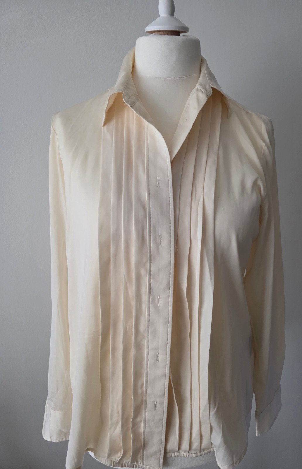 Ralph Lauren Blouse Crème Maat L, Beige, Maat 42/44 (L), Ophalen of Verzenden, Ralph Lauren