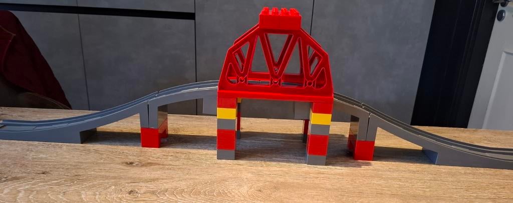 Duplo Treinbrug - Perfecte aanvulling voor je treinbaan!, Ophalen of Verzenden, Zo goed als nieuw, Losse stenen, Duplo