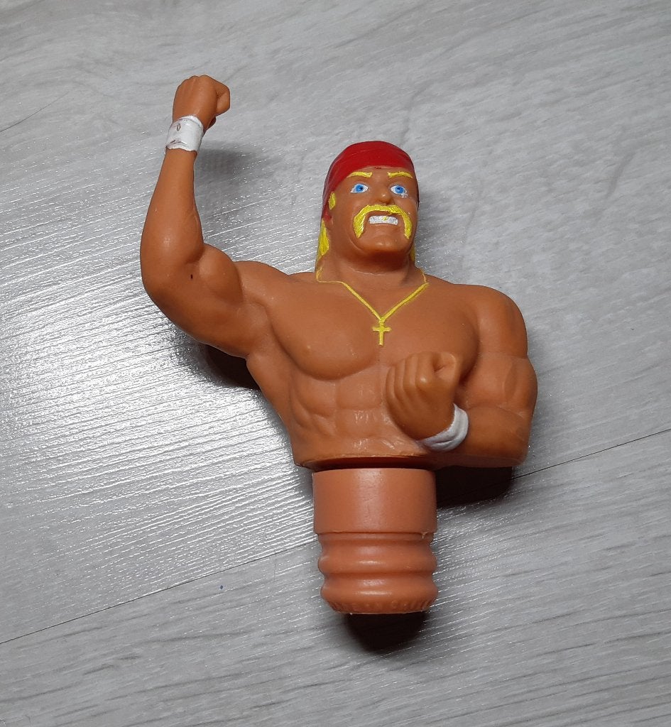 WWF Hulk Hogan Candy Topper 1991 Titan Sports Inc, Verzamelen, Verzenden, Gebruikt