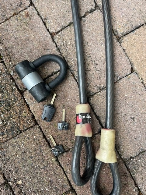 Double Lock Cable Lock Beast, Ophalen, Gebruikt, Overige typen