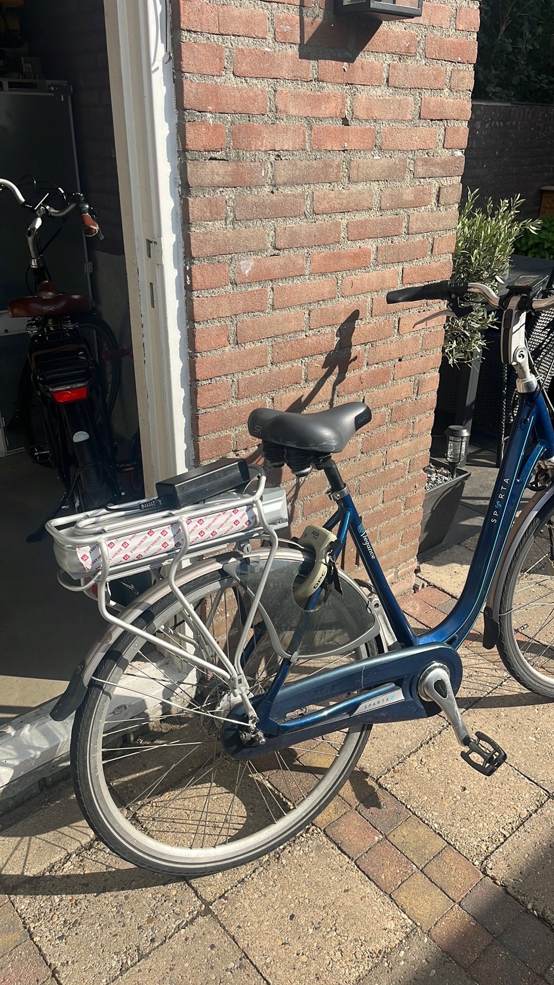 Sparta elegance 28 inch blauw, Fietsen en Brommers, Elektrische fietsen, Ophalen, Sparta, Gebruikt, 51 tot 55 cm