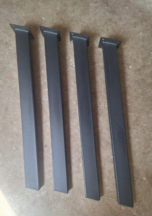 IJzeren tafelpoten met tafelonderstel, Ophalen, Rechthoekig, 50 tot 100 cm