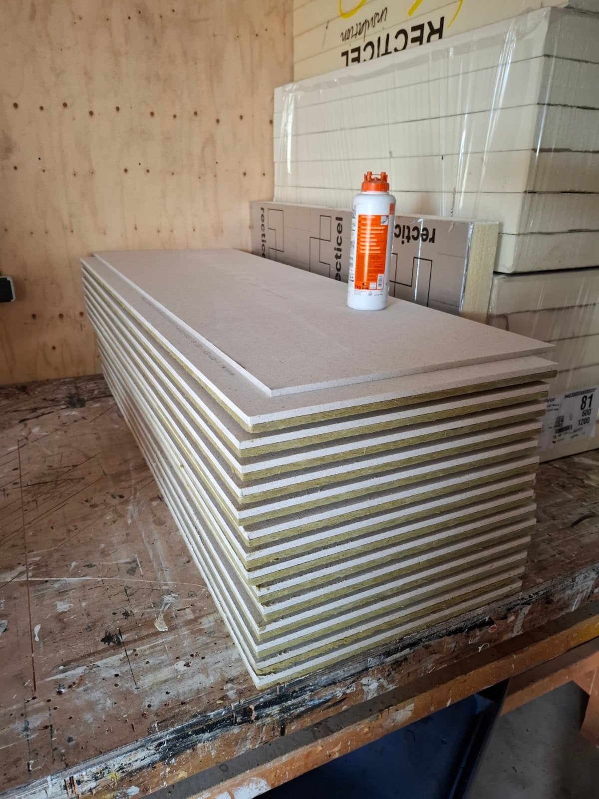 Fermacell estrich vloerelementen met lijm, Doe-het-zelf en Verbouw, Platen en Panelen, Ophalen, Nieuw, Overige materialen, 20 tot 50 mm