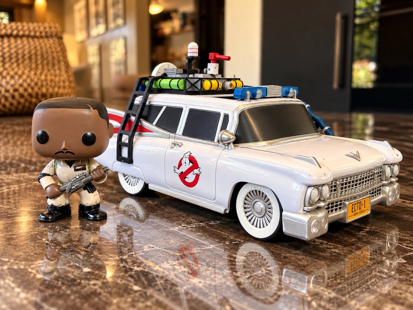 Funko Pop! Ghostbusters Ecto-1 met poppetje – compleet, Ophalen of Verzenden, Gebruikt