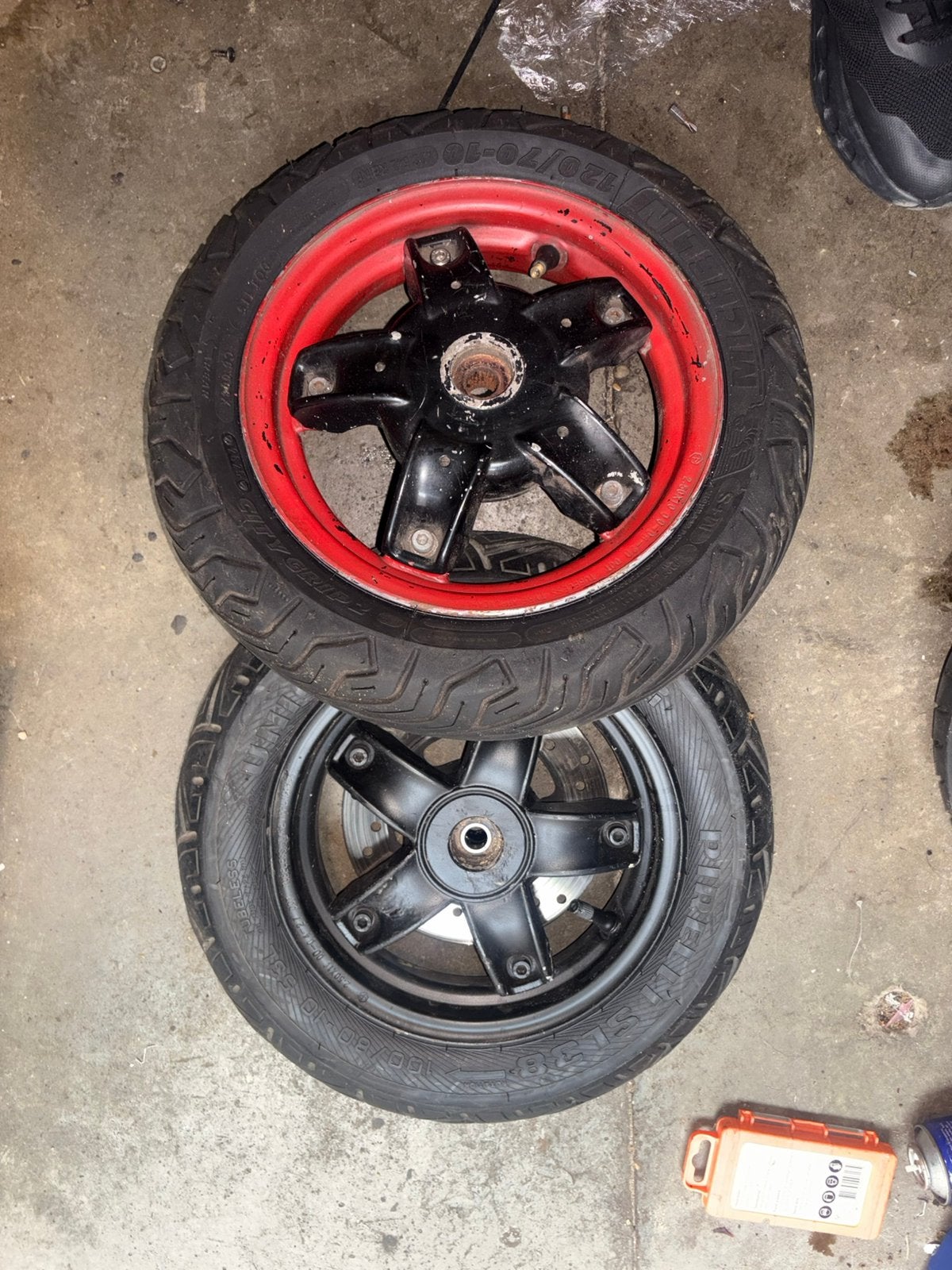 Motor zip velgen set, Motoren, Ophalen of Verzenden