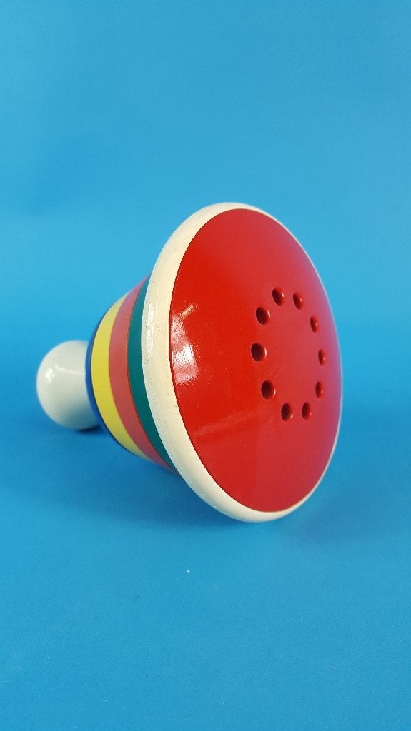 Ambi Toys, vintage bel, rammelaar, Color Bell. 6B10, Tweedehands verkoop, Tweedehands verkoop, Gebruikt, Ophalen of Verzenden