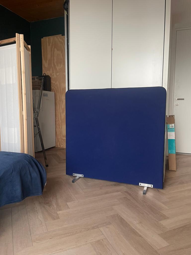 Bureau-afscheiding roomdivider akoestisch paneel, Ophalen, Zo goed als nieuw