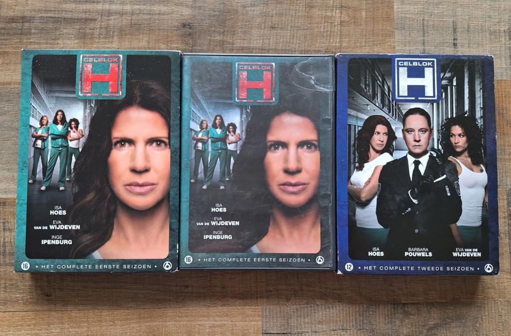 Celblok H - Seizoen 1 & 2 DVD Boxset, Cd's en Dvd's, Dvd's | Tv en Series, Vanaf 16 jaar, Boxset, Drama, Ophalen of Verzenden