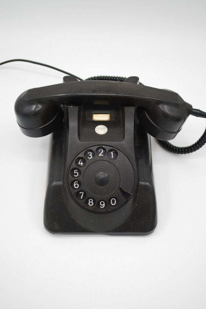 Bakelieten PTT Telefoon met Draaischijf - Jaren '60, Telecommunicatie, Vaste telefoons | Niet Draadloos, Gebruikt, Ophalen of Verzenden