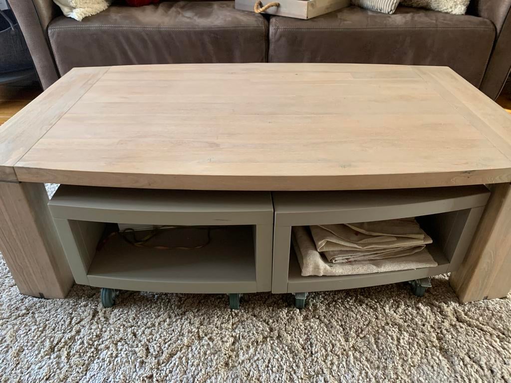 Salontafel Henders en Hazel, Huis en Inrichting, Tafels | Salontafels, 100 tot 150 cm, Zo goed als nieuw, Minder dan 50 cm, Rechthoekig