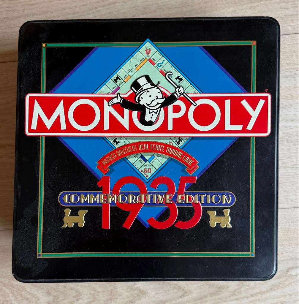 Monopoly Commemorative Edition 1935 - Vintage Bordspel, Drie of vier spelers, Ophalen of Verzenden, Zo goed als nieuw