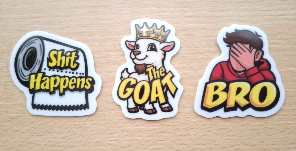 3 stickers Jumbo Stuk TV stickerjacht, Verzamelen, Jumbo, Ophalen of Verzenden