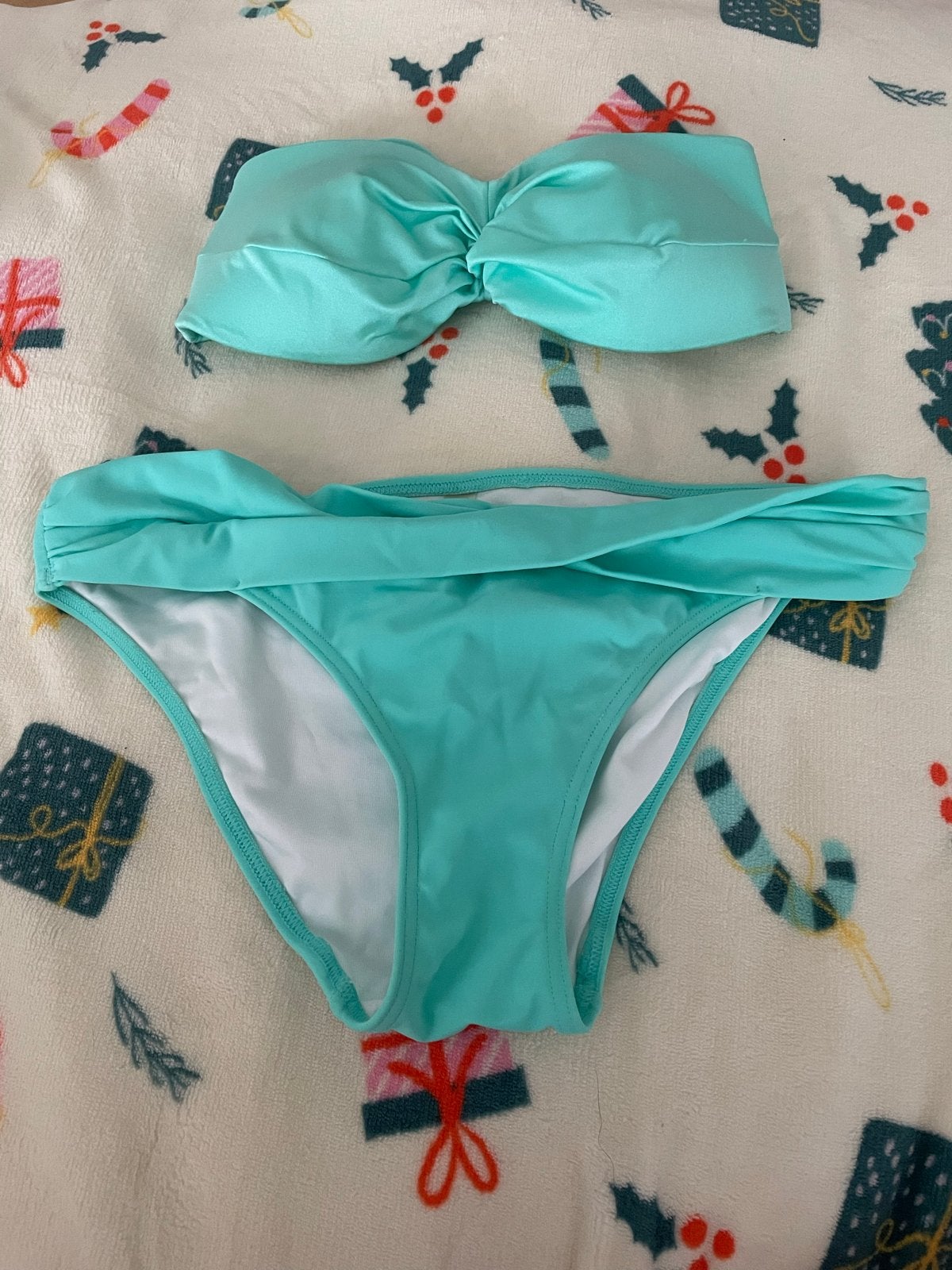 Victoria's Secret Pink  Groene Bikini 32D /M - Nieuw, Ophalen of Verzenden, Nieuw, Groen, Bikini