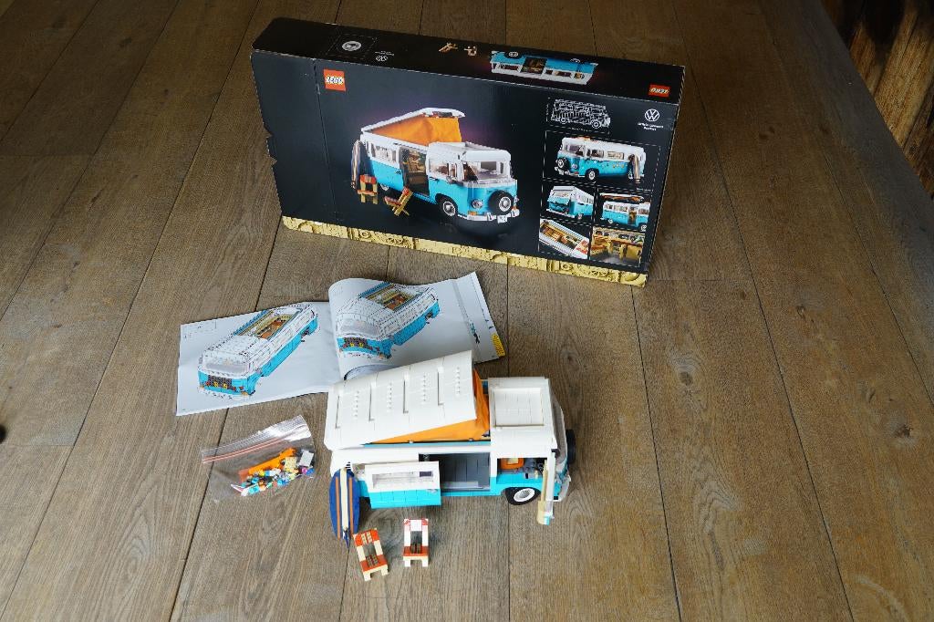 LEGO Volkswagen Camper T2, Kinderen en Baby's, Speelgoed | Duplo en Lego, Zo goed als nieuw, Lego, Complete set, Compleet, Inclusief doos
