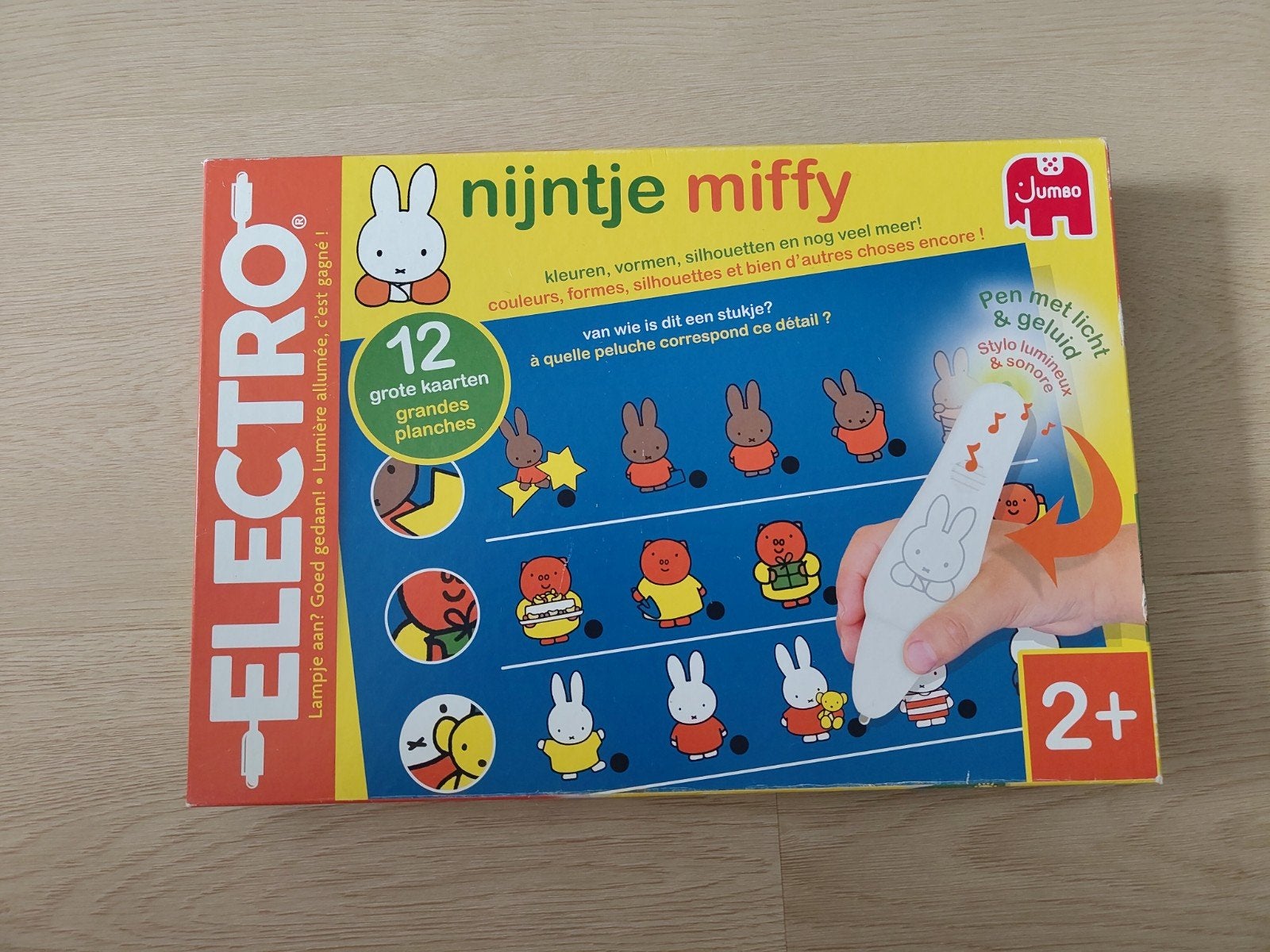 Electro Nijntje met grote kaarten - Educatief spel 2+, Ophalen, Gebruikt, Ontdekken, Met licht