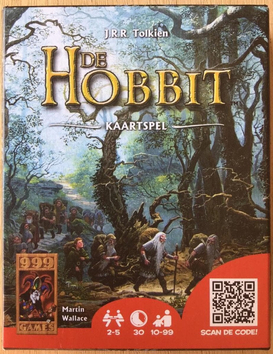De Hobbit kaartspel - vanaf 10 jaar - ZGAN, Een of twee spelers, Ophalen of Verzenden, Zo goed als nieuw