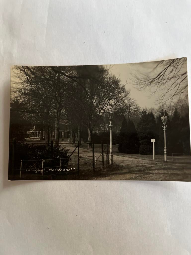 Ansichtkaart Arnhem Landgoed Mariëndaal, Ophalen of Verzenden, 1920 tot 1940, Gelopen, Gelderland
