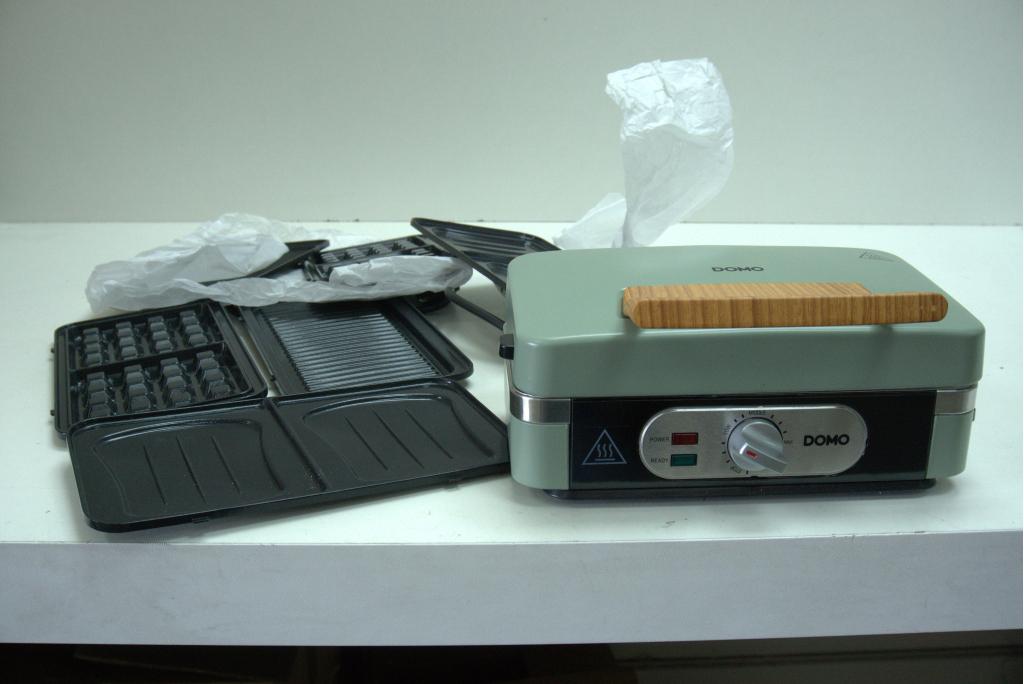 Domo DO9276C Snackmaker 3-in-1: croque-wafel-grill, Ophalen of Verzenden, Niet ingevuld, Niet ingevuld, Niet ingevuld