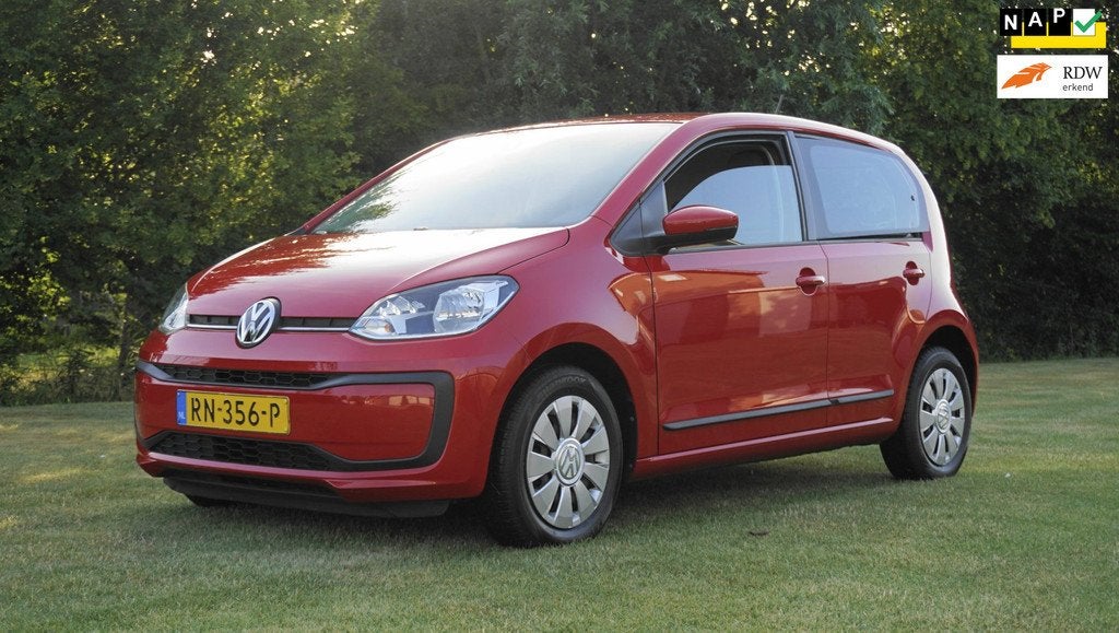 Volkswagen Up! 1.0 BMT move up! 5 drs Airco blue tooth, Voorwielaandrijving, Stof, Gebruikt, Origineel Nederlands