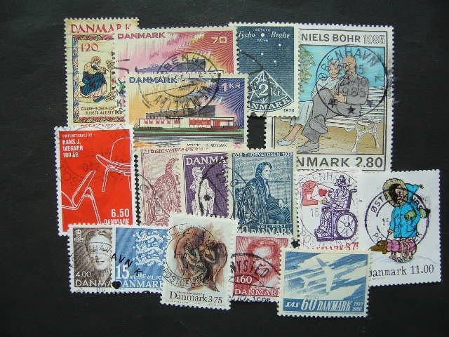 Demarken  15 x Divers II, Ophalen of Verzenden, Denemarken, Gestempeld