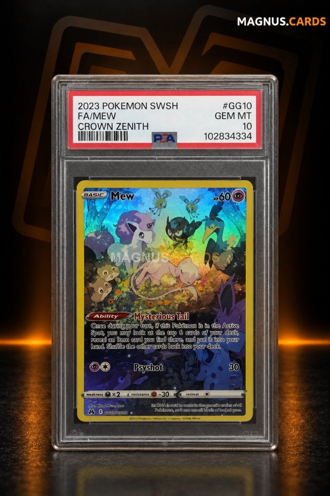 MEW - CROWN ZENITH - GG10 - PSA10, Ophalen of Verzenden, Nieuw, Losse kaart
