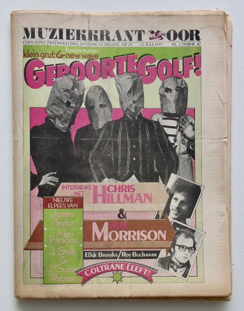 Muziekkrant Oor nr 14 - 13 juli 1977, Ophalen of Verzenden, Gelezen, Muziek, Film of Tv