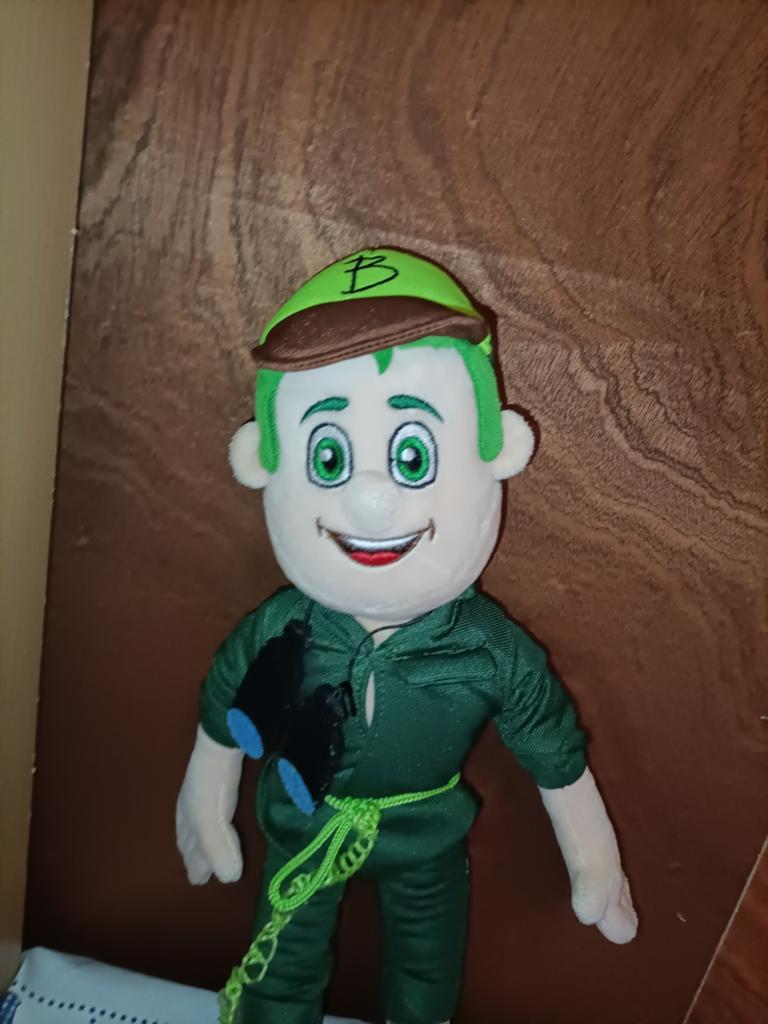 Center Parcs Orry knuffel 35 cm boswachter, Ophalen of Verzenden, Zo goed als nieuw, Overige typen