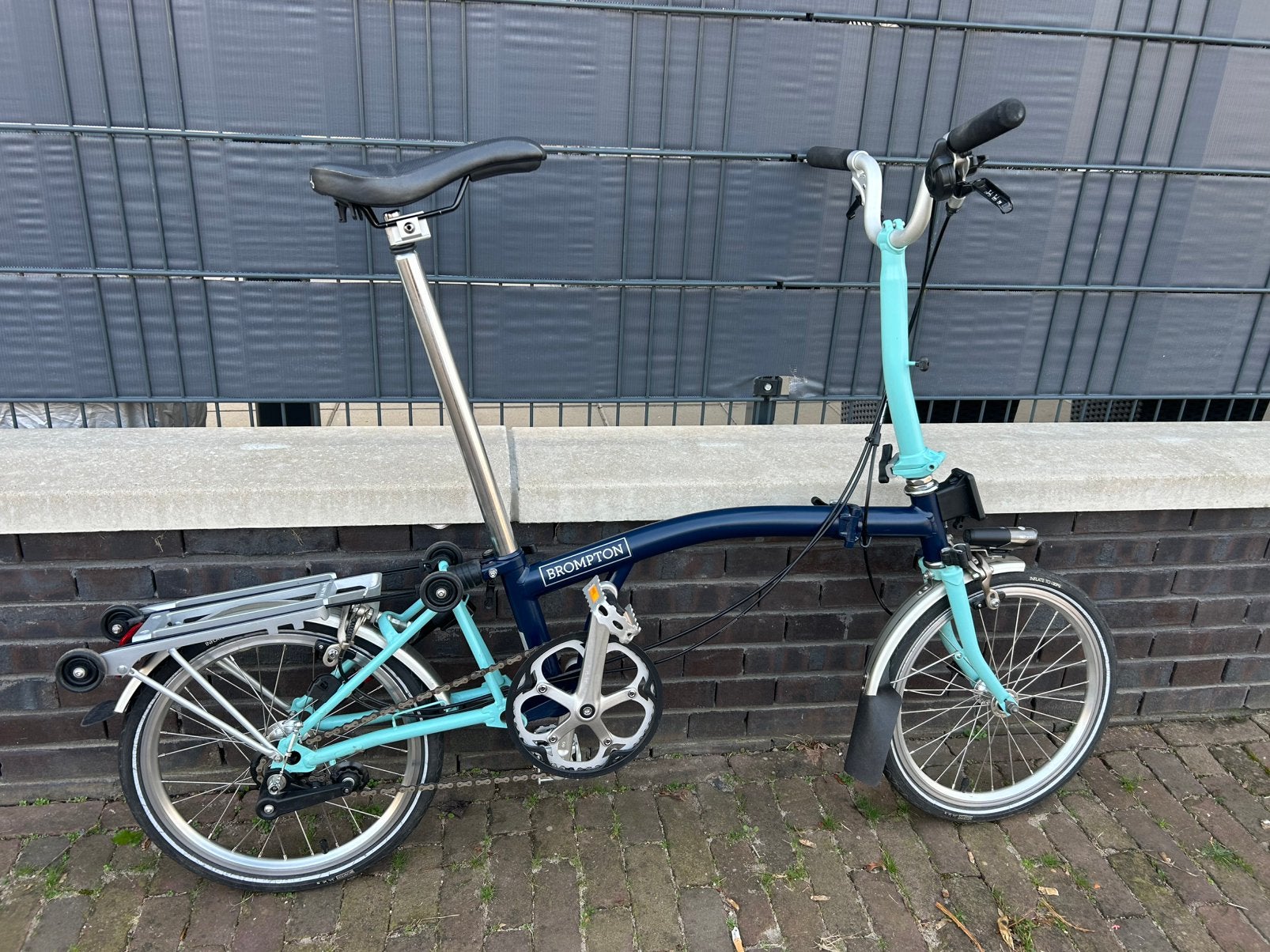 Perfecte Brompton vouwfiets, Fietsen en Brommers, Fietsen | Vouwfietsen, Brompton, 16 tot 18 inch, Versnellingen, Ophalen of Verzenden