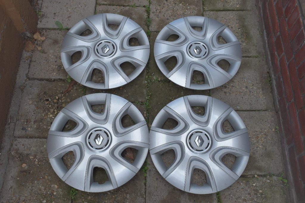 Set van 4 originele wieldoppen Renault Captur 16 inch, Ophalen of Verzenden, Gebruikt