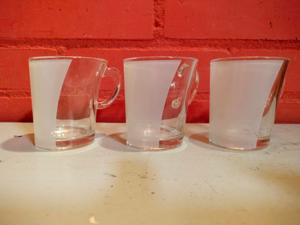 Douwe Egberts Senseo espresso glazen, Ophalen of Verzenden, Gebruikt, Overige typen
