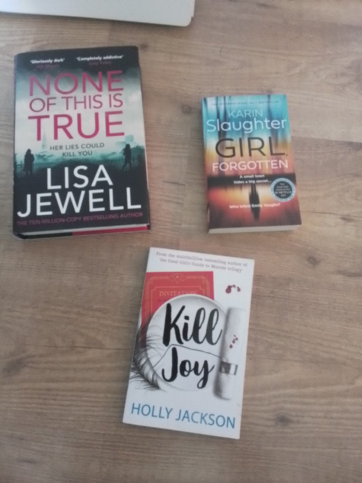 Spannende thrillers, Boeken, Ophalen of Verzenden, Gelezen, Lisa Jewell, Karin Slaughter, Holly Jackson