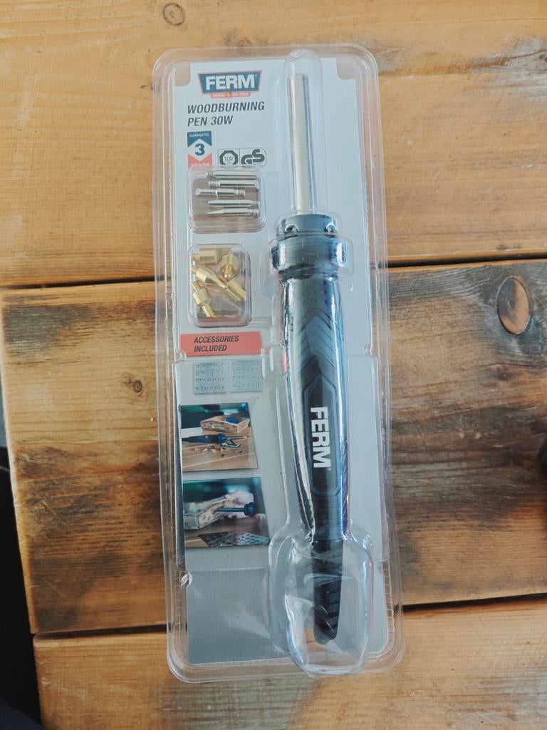 Ferm soldeerbout woodburning pen 30W, Ophalen of Verzenden, Nieuw