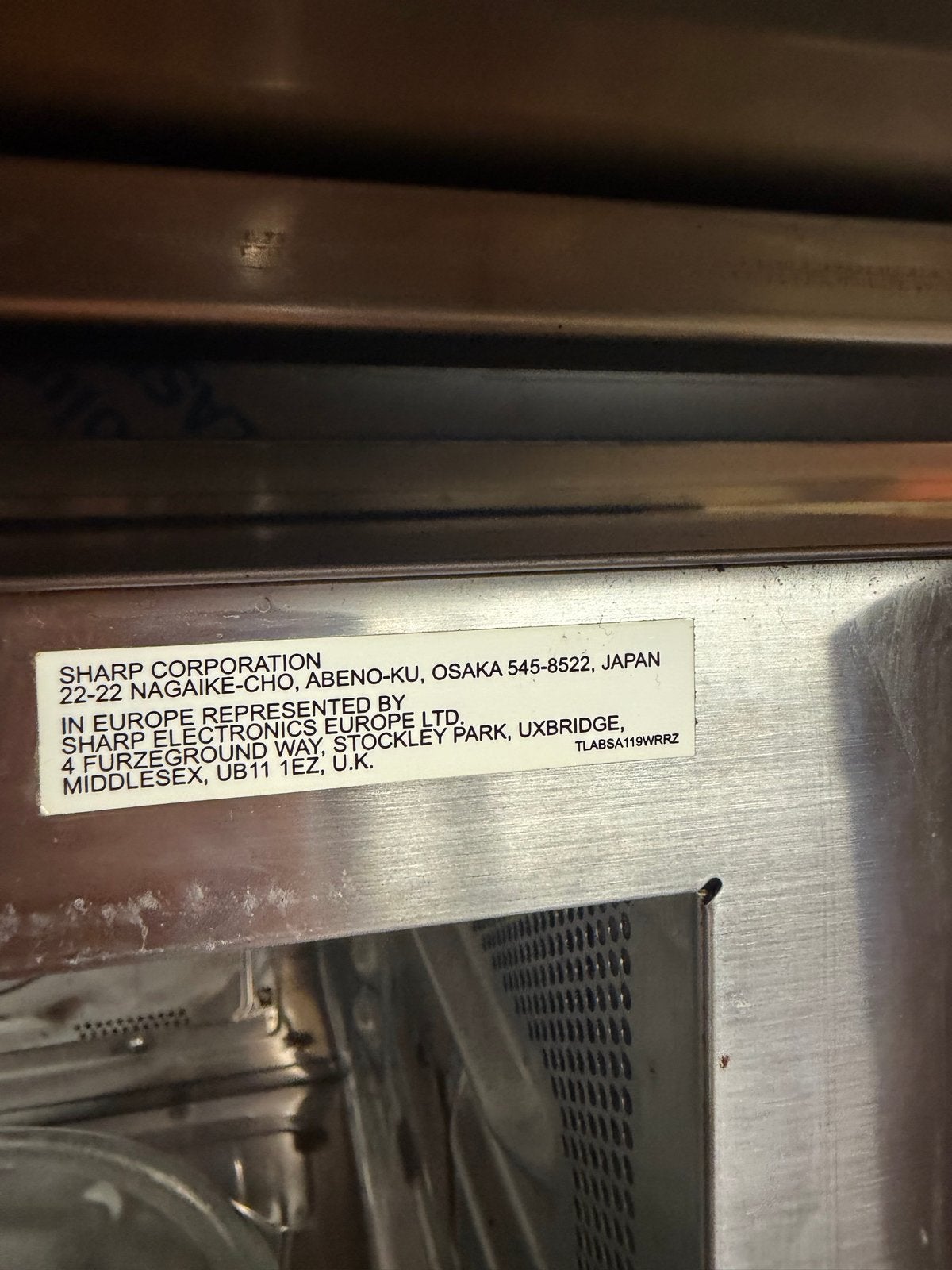 Sharp Combimagnetron - Inverter Technologie, Ophalen, Combimagnetron, Gebruikt, Grill