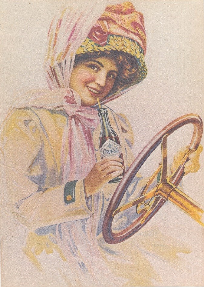 5 vintage Coca-Cola reclame platen, Verzamelen, Merken en Reclamevoorwerpen, Ophalen of Verzenden, Zo goed als nieuw, Overige typen