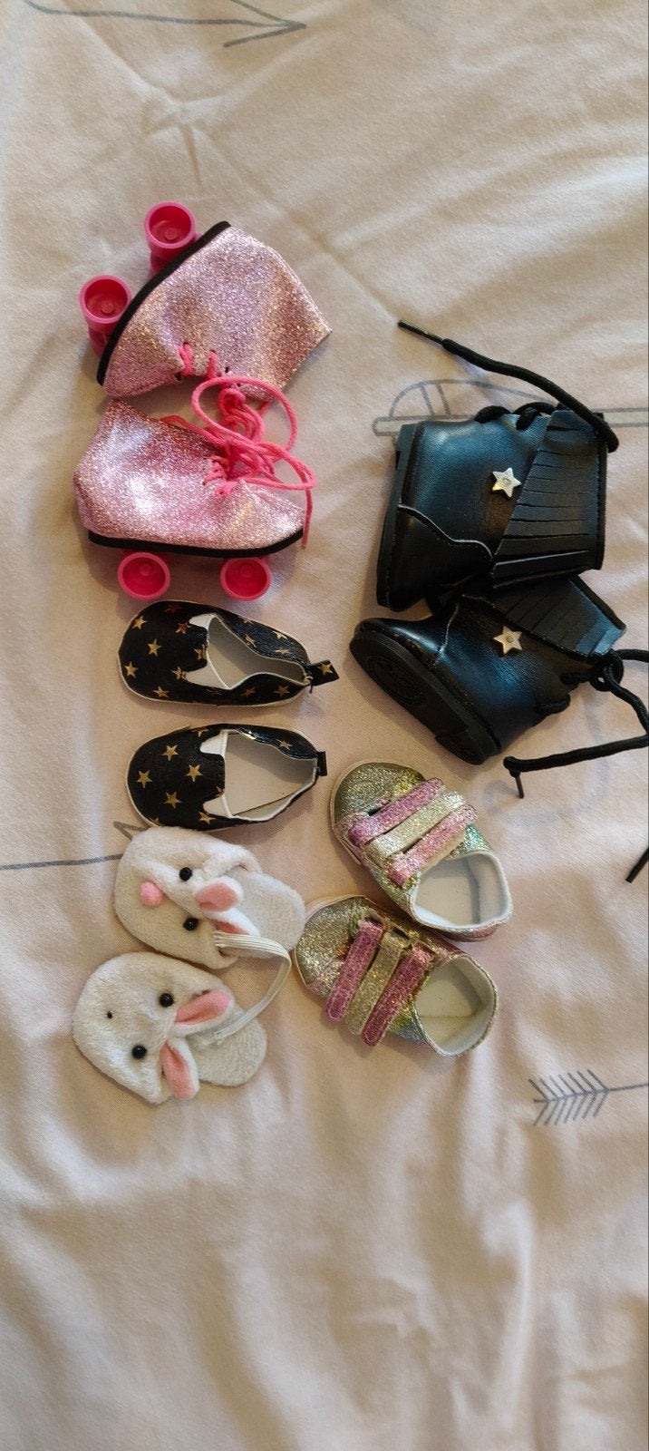 Schoenen voor 18" poppen (American Girl, Our Generation), Kinderen en Baby's, Speelgoed | Poppen, Ophalen of Verzenden, Gebruikt